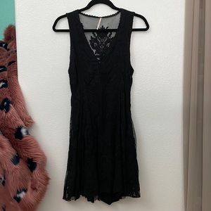 Free People: Reign on me lace mini dress